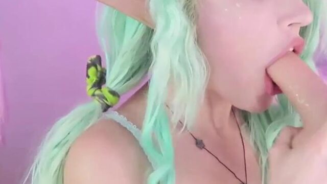 Cherry Crush Leaked Elf Sloppy Blowjob Porn Video Leaked Nudes