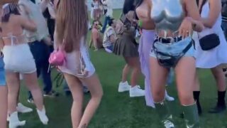 Hannah Stocking and Lele Pons Enjoy a Day at the Coachella Music Arts Festival in Indio