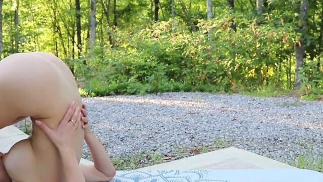 Abby Opel Outdoor Yoga Stretching Onlyfans Video Leaked